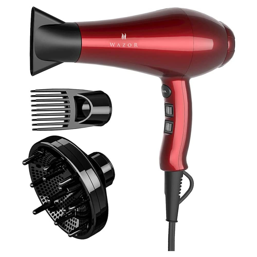 Hair Dryer Lightweight with Far Infrared Ionic Technology 1875W Powerful Blow Dryer Ceramic Coati... | Amazon (US)