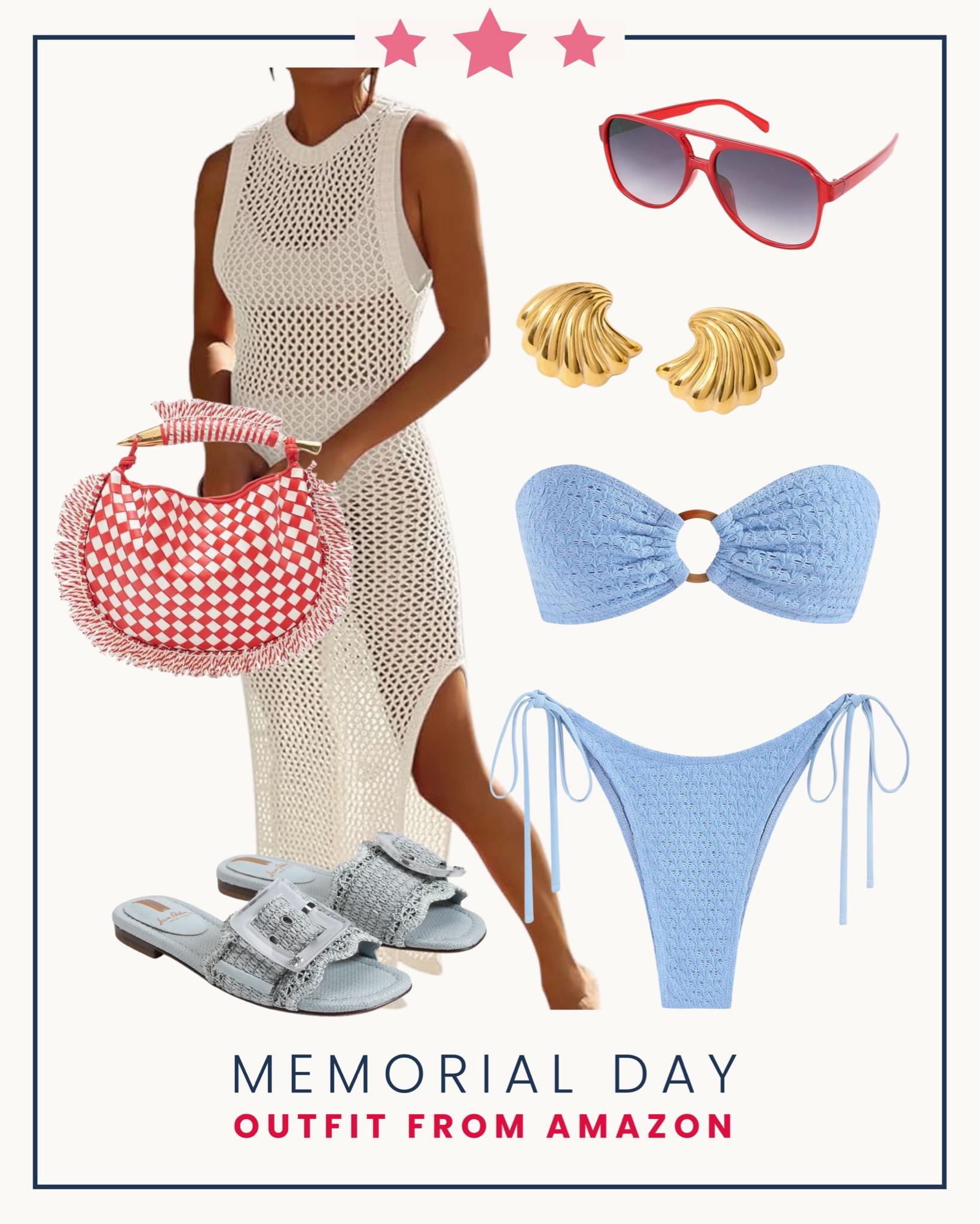 Memorial Day outfit idea from Amazon 🙌🏼🇺🇸🩷

#LTKSeasonal #LTKFindsUnder50 #LTKFindsUnder100