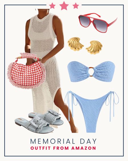 Memorial Day outfit idea from Amazon 🙌🏼🇺🇸🩷

#LTKSeasonal #LTKFindsUnder50 #LTKFindsUnder100