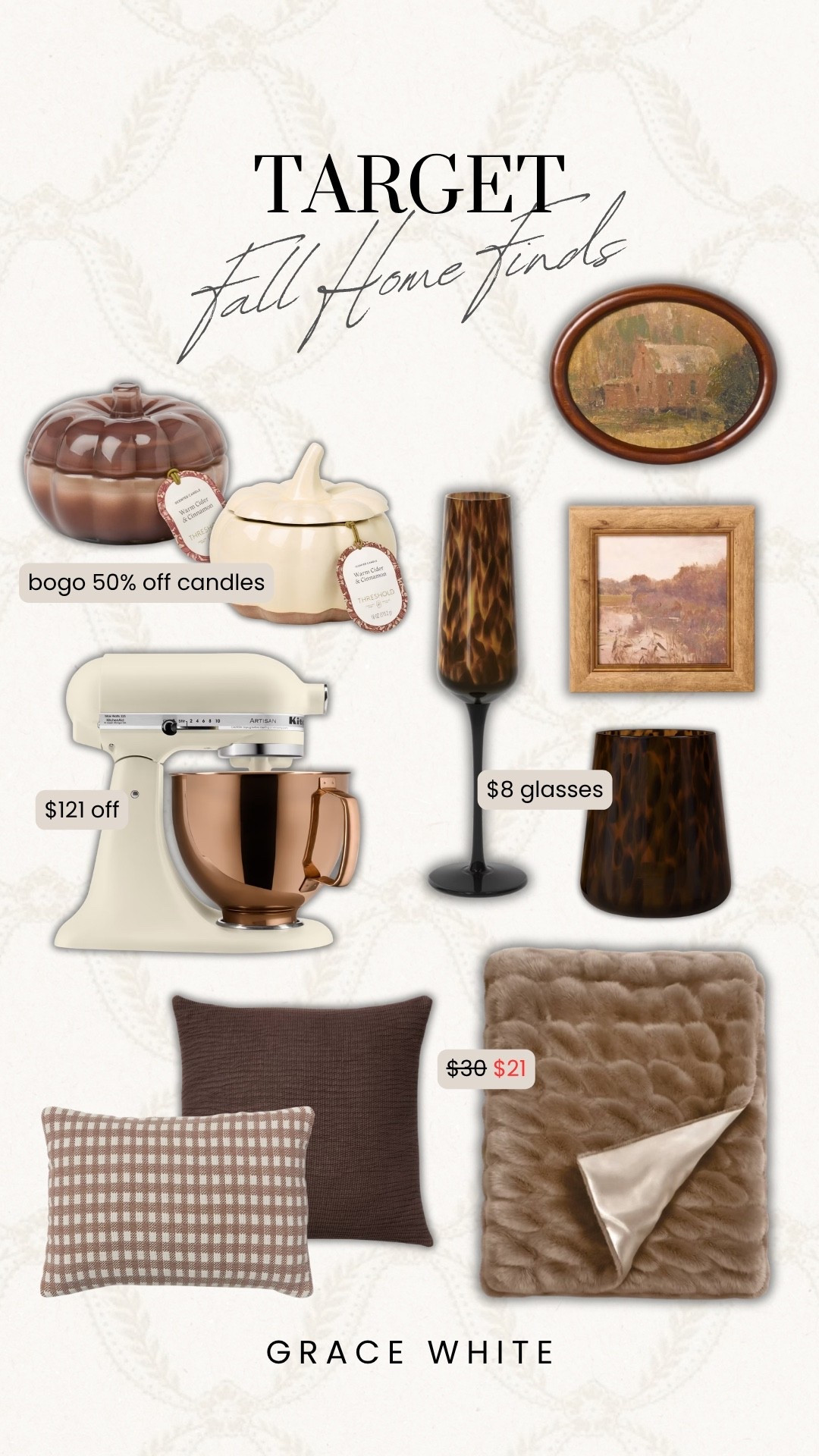 Favs for fall & some on sale now!!

Fall home, home decor, target home, target home decor, sale finds, sale alert, boy mom, grace white