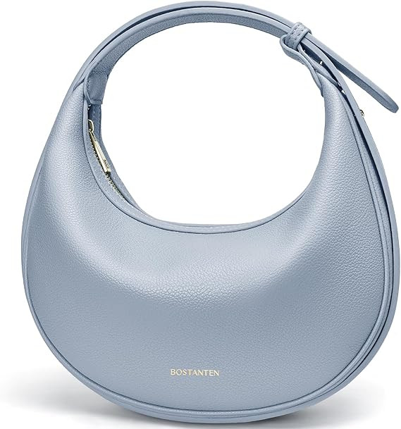 BOSTANTEN Crescent Shoulder Bag Vegan Leather Purses for Women Trendy Crossbody Clutch Hobo Handb... | Amazon (US)