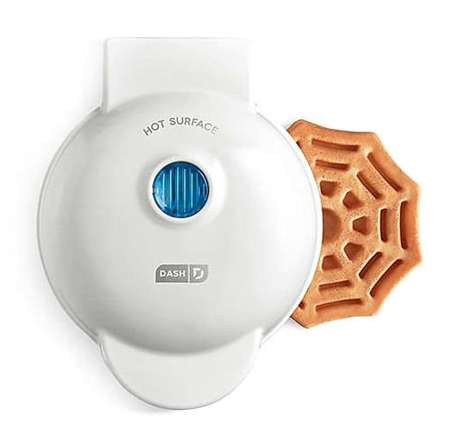 Dash Spiderweb Mini Waffle Maker Halloween Produces Waffles! Easy to Clean & Non-Stick Surfaces! ... | Amazon (US)