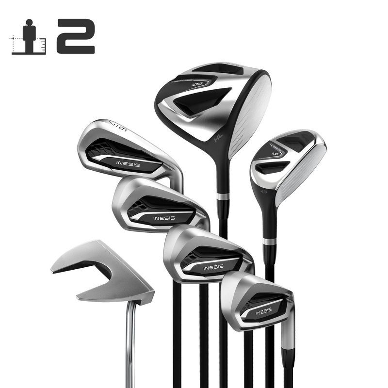 Decathlon Inesis  100 Right-Handed Graphite Size 1-2 Adult Golf Set 7 Clubs, Base Color | Target
