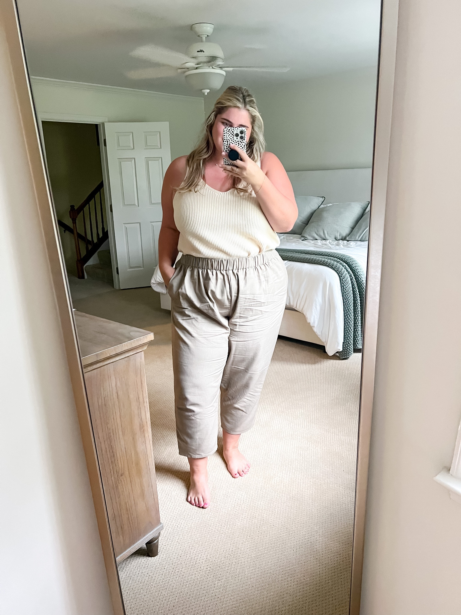 Wearing a 2x in top and pants