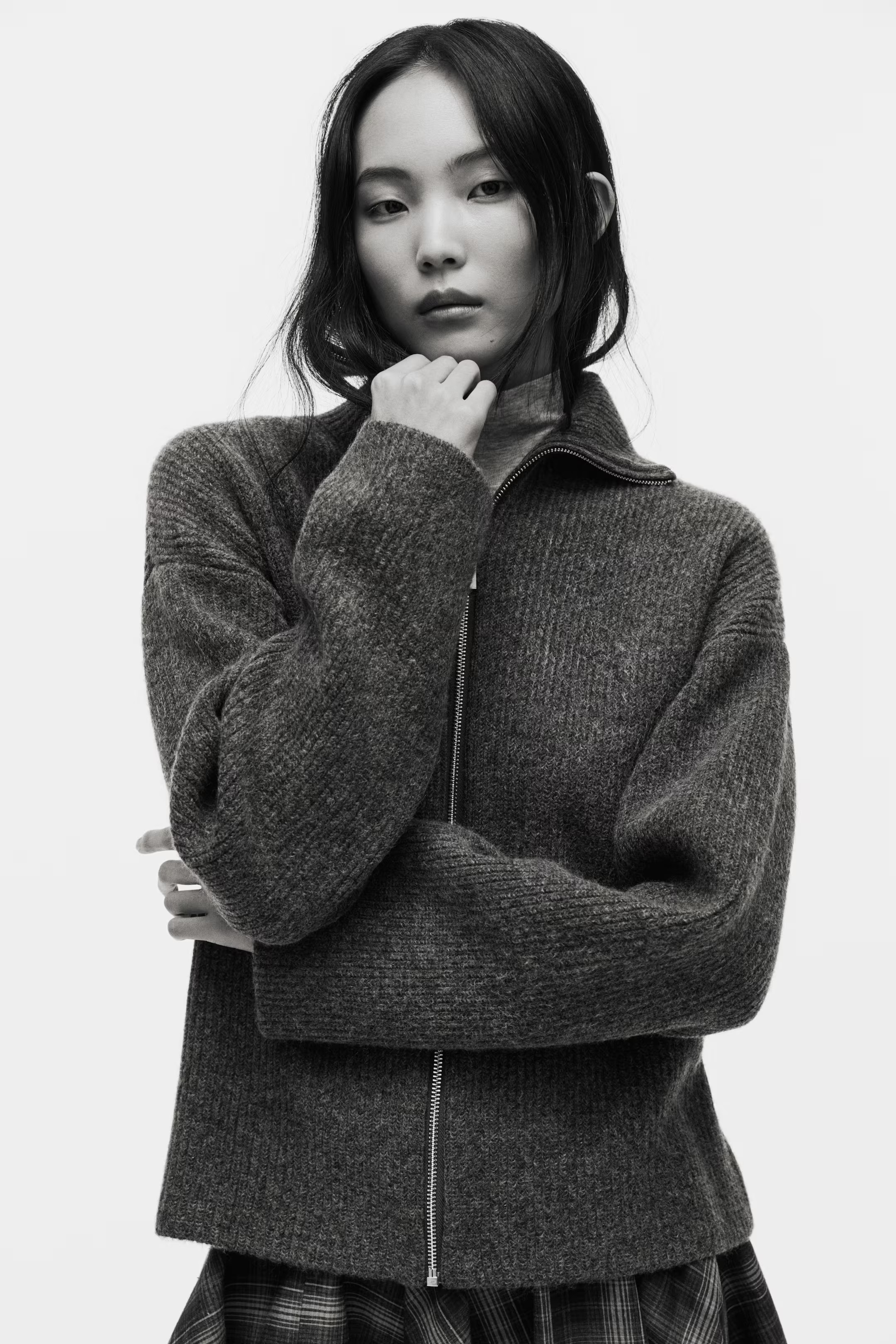 Cardigan with Zipper | H&M (US + CA)