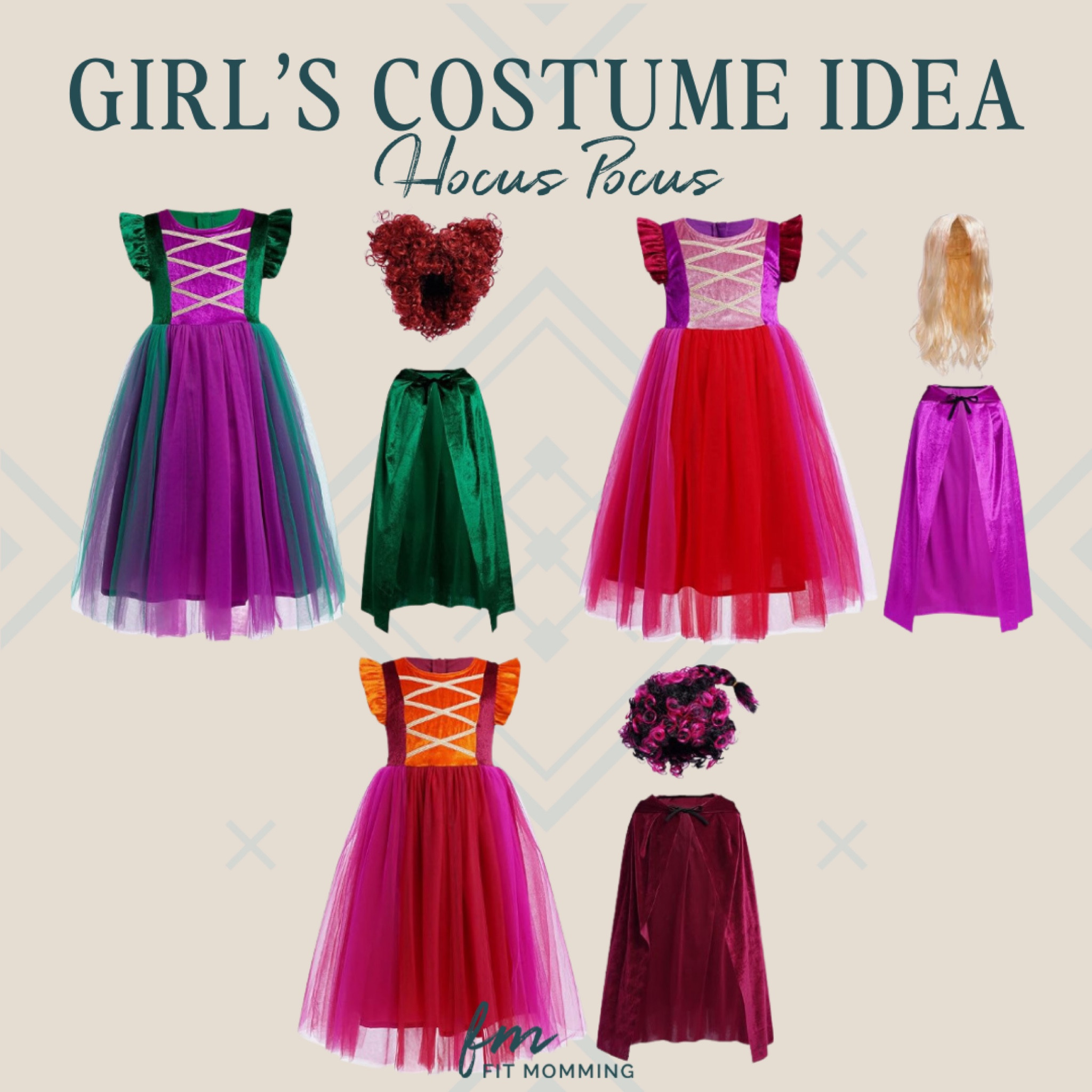 Girl’s Halloween costume idea! The Sanderson sisters from Hocus Pocus 🧙 

#LTKSeasonal