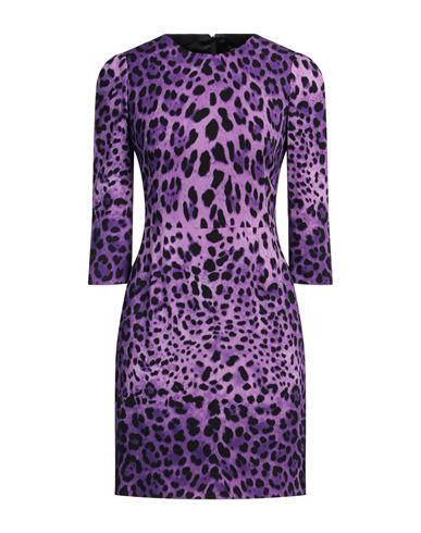 Dolce & gabbana Woman Mini dress Purple Size 2 Silk, Elastane | YOOX (US)