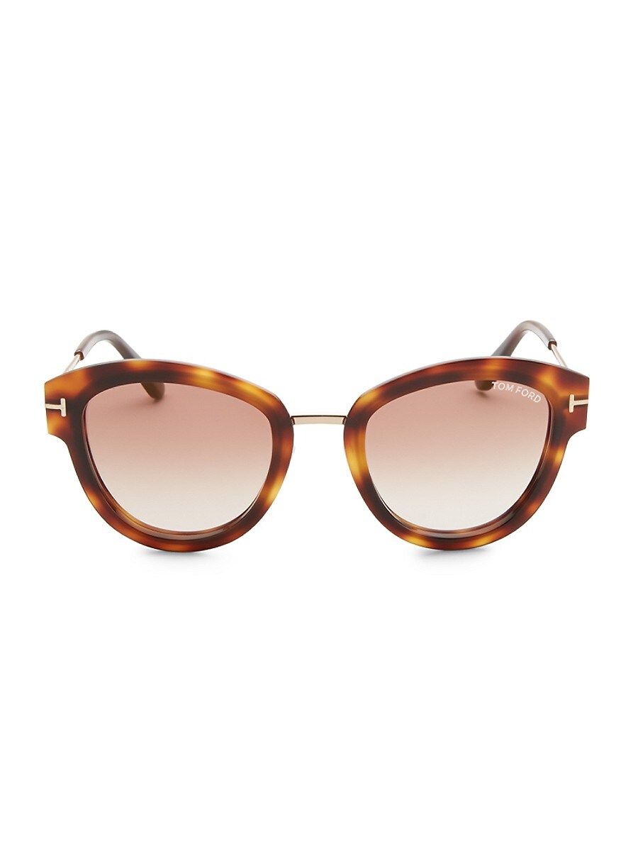 Tom Ford Women's Mia Tortoiseshell Sunglasses - Dark Havana | Saks Fifth Avenue OFF 5TH