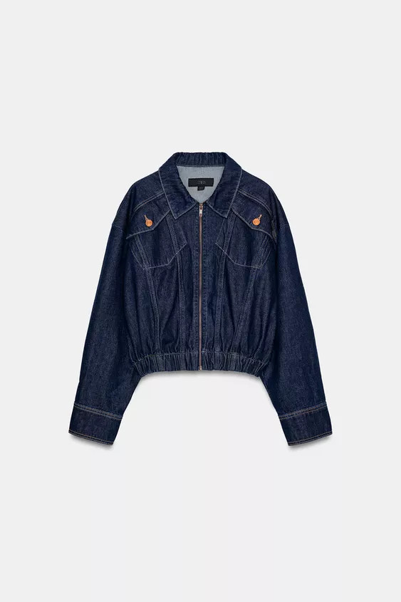 Z1975 DENIM BOMBER JACKET | Zara US