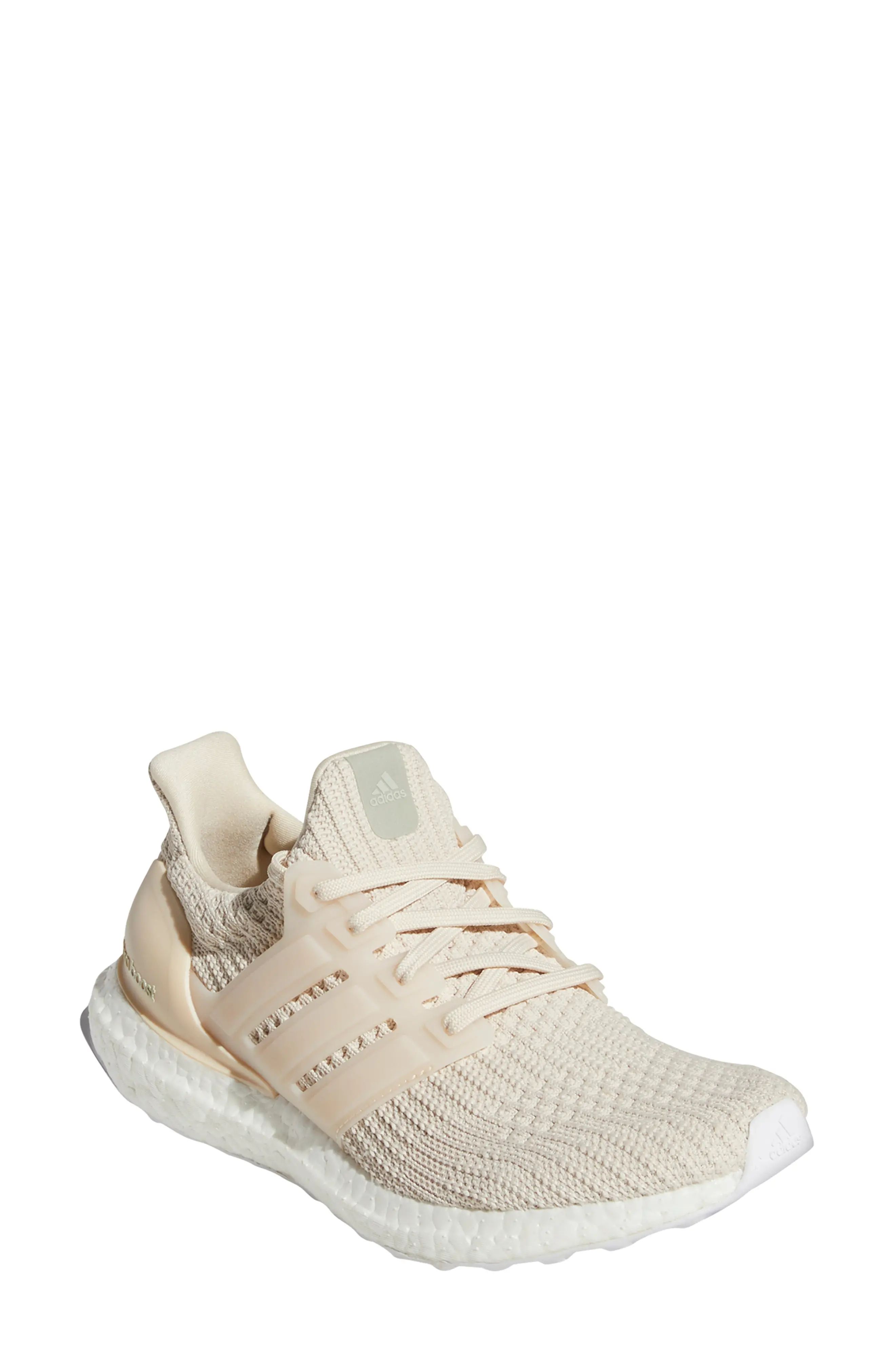 adidas UltraBoost DNA Running Shoe, Size 7 in Halo Ivory/Ivory/Halo Green at Nordstrom | Nordstrom
