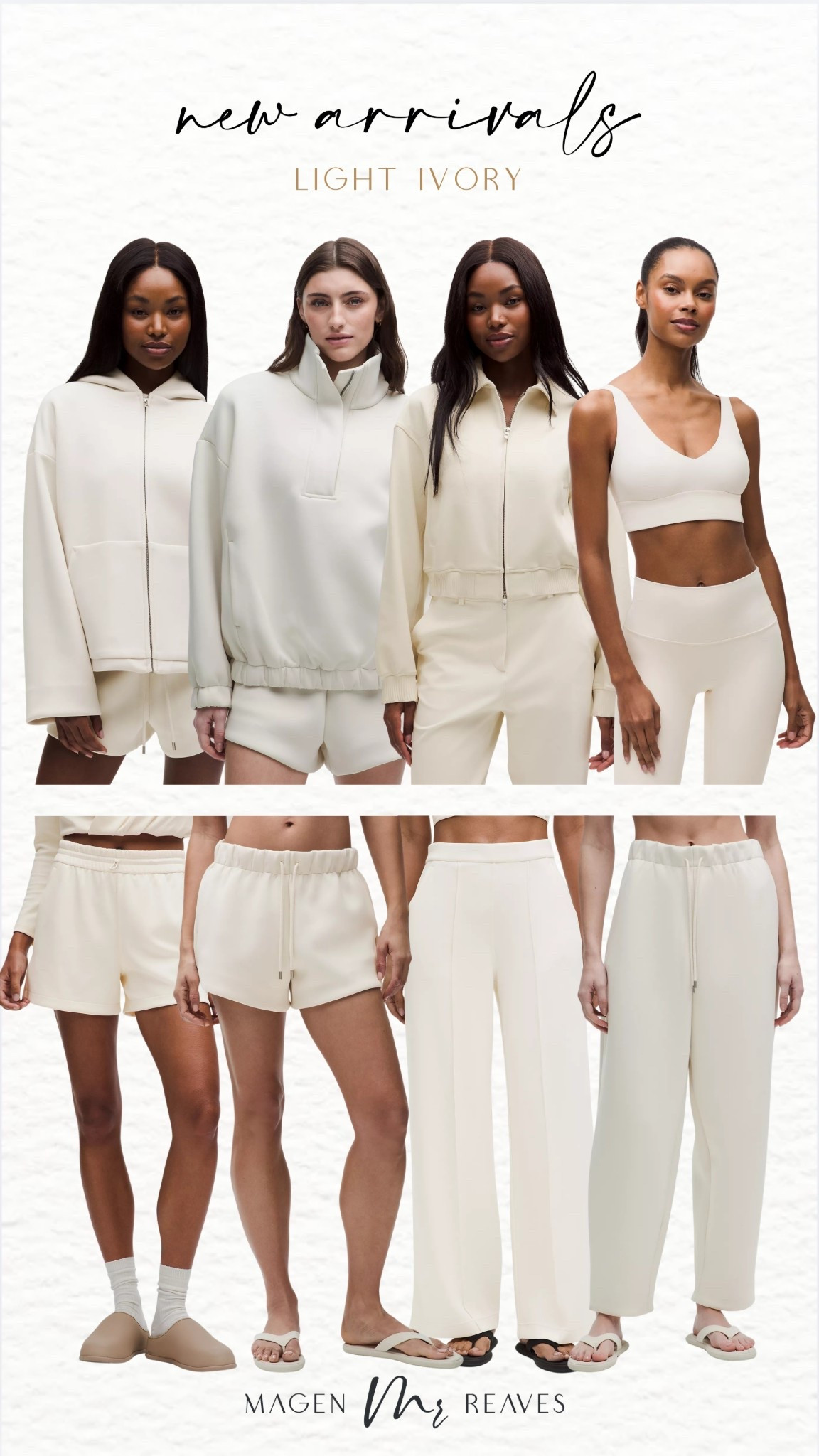 Lululemon new arrivals!

lululemon, light ivory, women’s activewear, women’s loungewear 
@lululemon 
