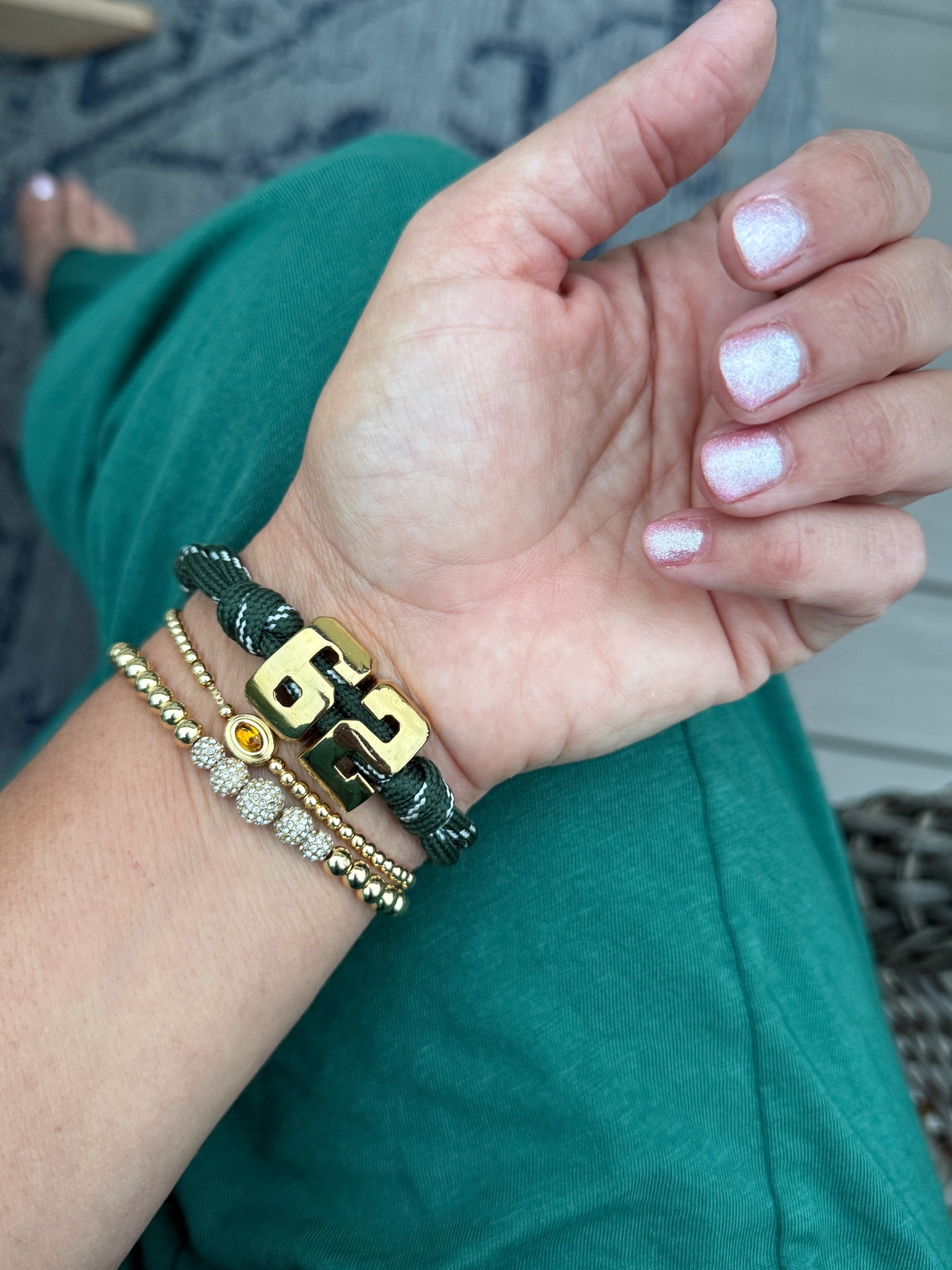 Personalized stacking bracelets combined with your favorite players number.

#LTKOver40 #LTKmomlife #LTKMothersDay