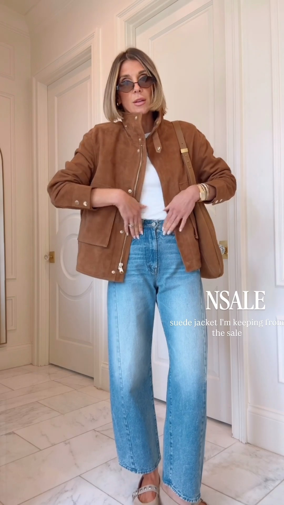 BEST SELLER ALERT 🔔 

NSale suede jacket I'm keeping from the sale. I'm wearing size small.

#LTKsale #LTKstyletip