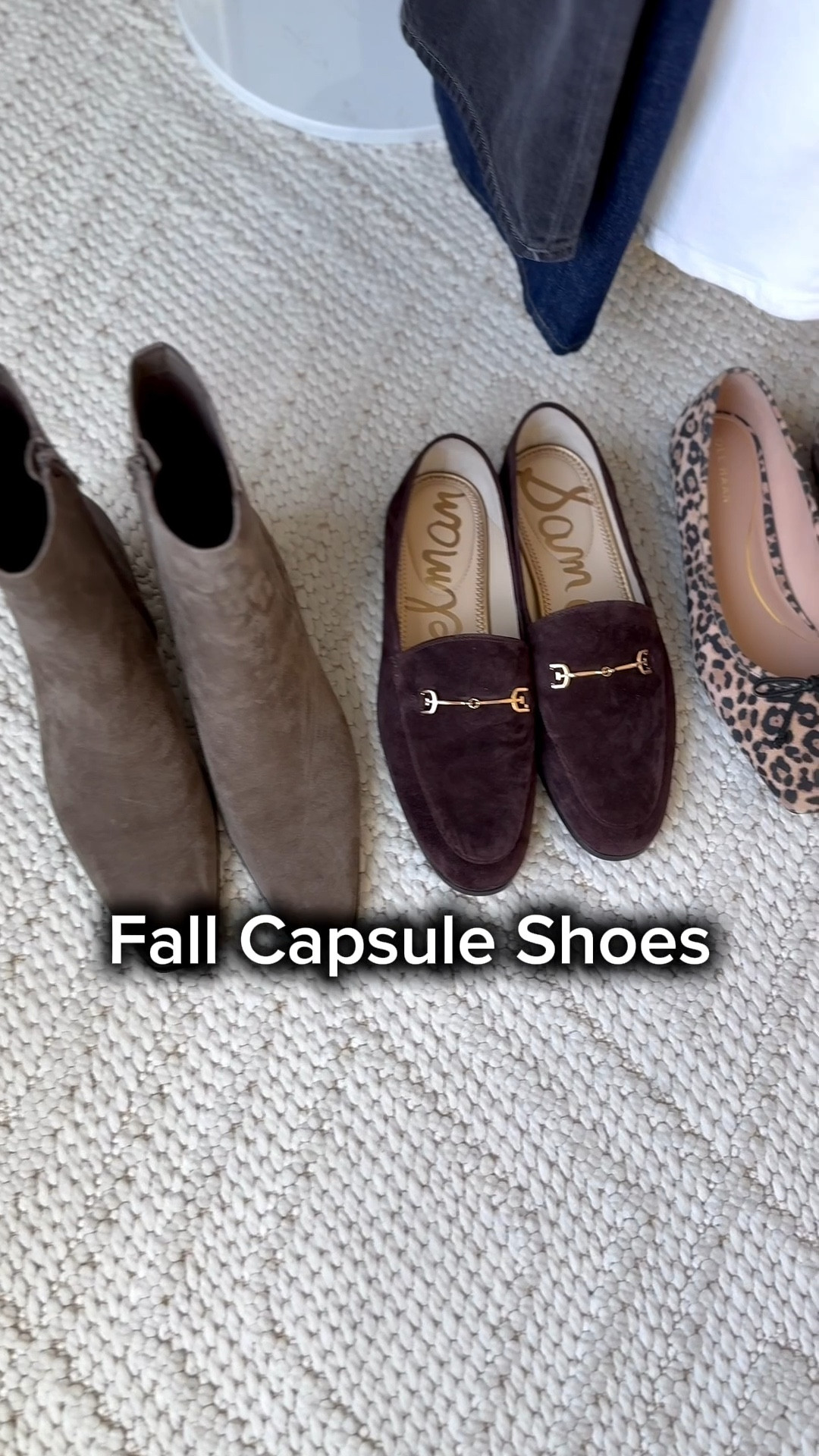 Highlighting the shoes I chose for the fall capsule this year. They’re all very comfortable easy to wear for lots of different occasions from work to mom life special occasions to weekend wear and travel. They’re all neutral and easily mix and match with every piece in the capsule. I got my true to size in all four of these pairs of shoes. 

#LTKOver40 #LTKShoeCrush #LTKSeasonal