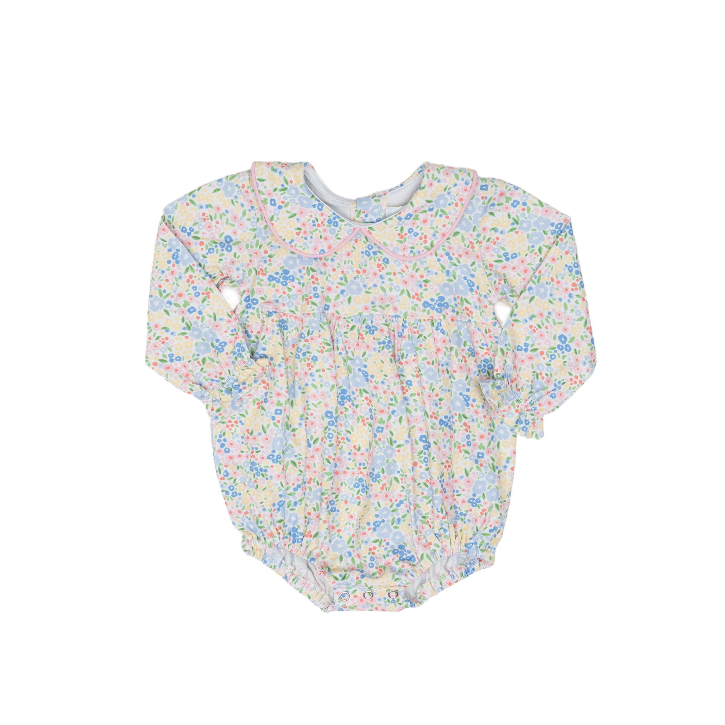 Mary Mills Floral Millefleur Bubble | The Oaks Apparel Company