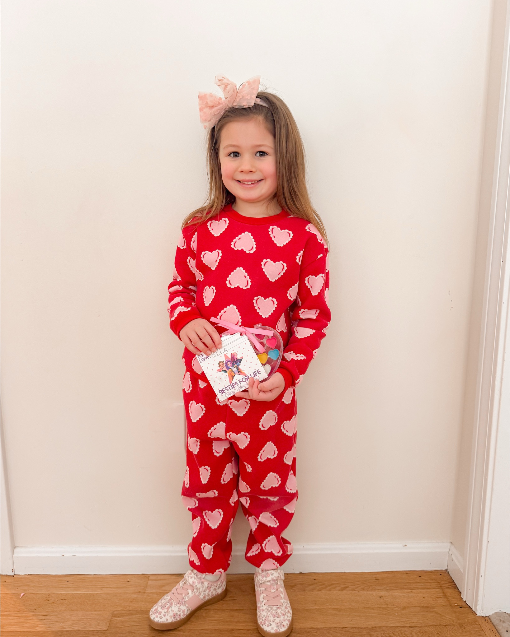 Valentine’s Day, valentines outfit, toddler valentines outfit, matching set, toddler matching set, floral sneakers, spring sneakers, toddler spring sneakers, heart headband

I made the valentines on Canva and tied it to the heart paints with ribbon. 

#matchingset #valentinesoutfit #valentinesday #toddlermatchingset #floralsneakers #springsneakers #toddlerspringsneakers 

#LTKootd #LTKValentine #LTKKids