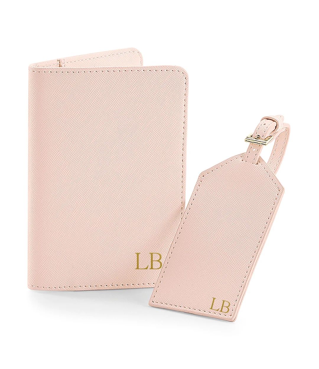 Monogram Passport Cover and Luggage Tag Personalised Passport - Etsy | Etsy (US)