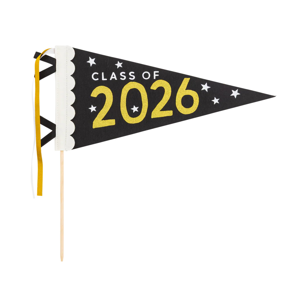 Class of 2026 Felt Pennant Banner | My Mind's Eye