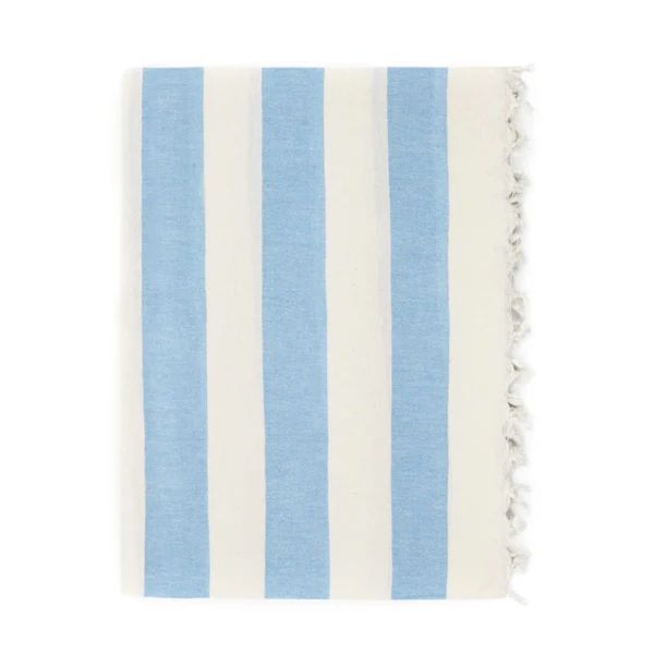 Milos Tablecloth, Blue x White | The Avenue