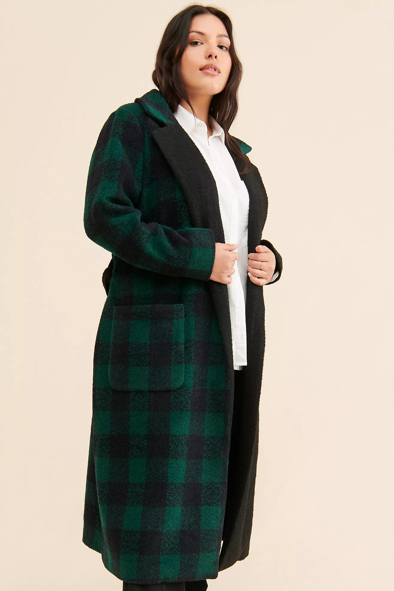 Hutch Half Plaid Overcoat | Anthropologie (US)