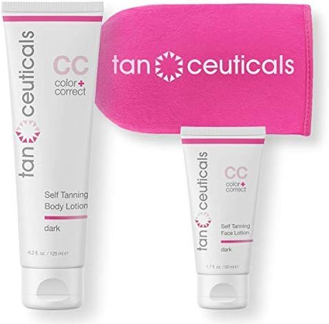 Tanceuticals Body+Face Self Tanning Kit Bundle | Amazon (US)