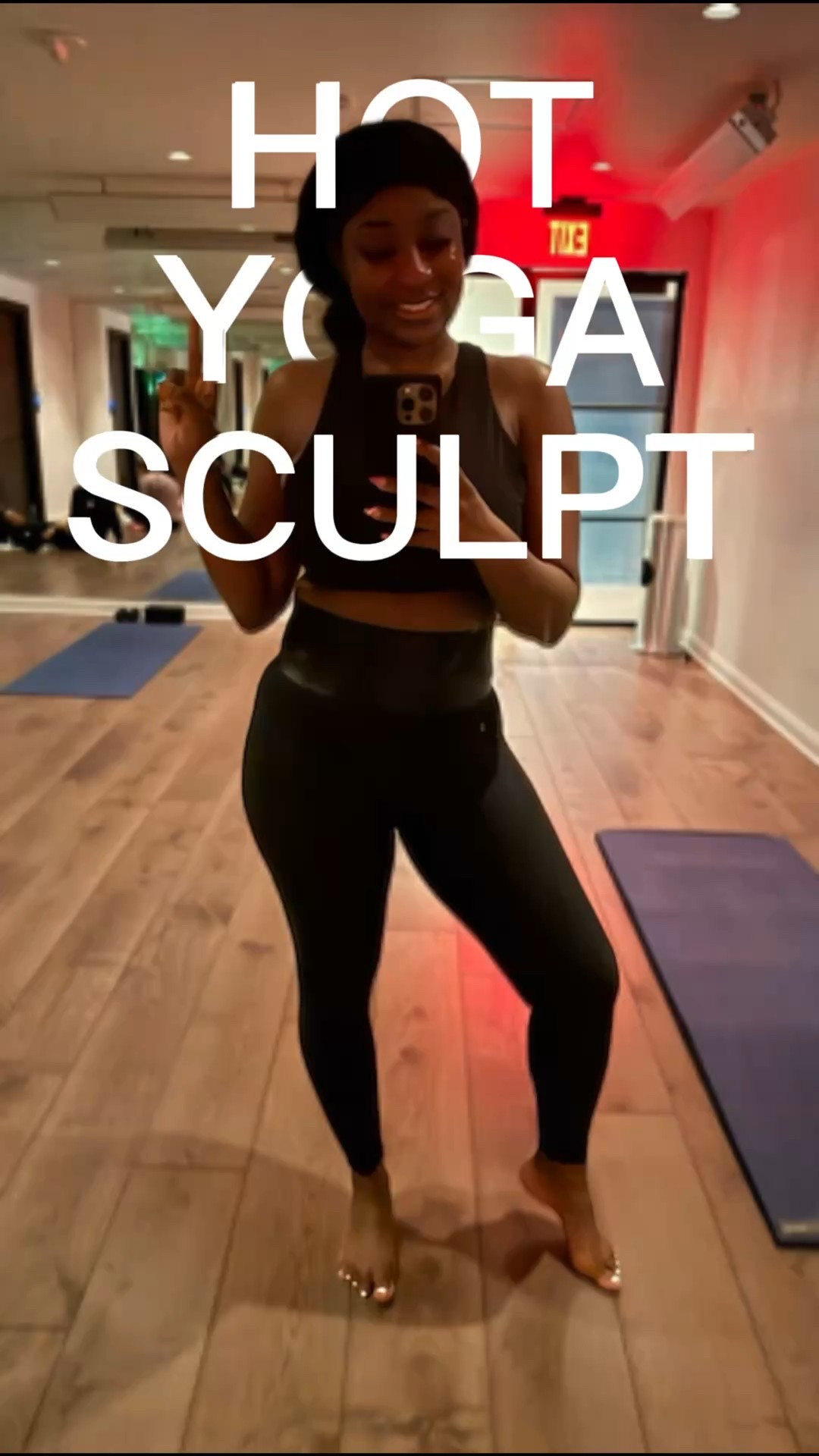First HOT yoga + HOT sculpt classes in the books and I feel AMAZING 😮‍💨🔥
I forgot how much I missed this. 2026 is giving consistency era...o excuses, just showing up. I’m wearing a size L in top and S in leggings 

#LTKmorningroutine #LTKootd #LTKActive
