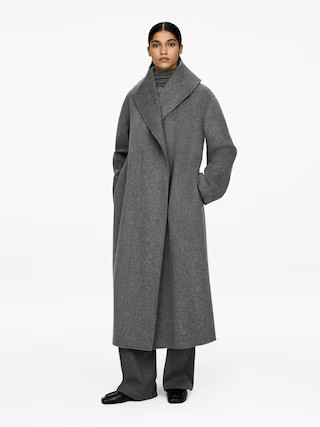 Shawl-Collar Coat | Arket UK