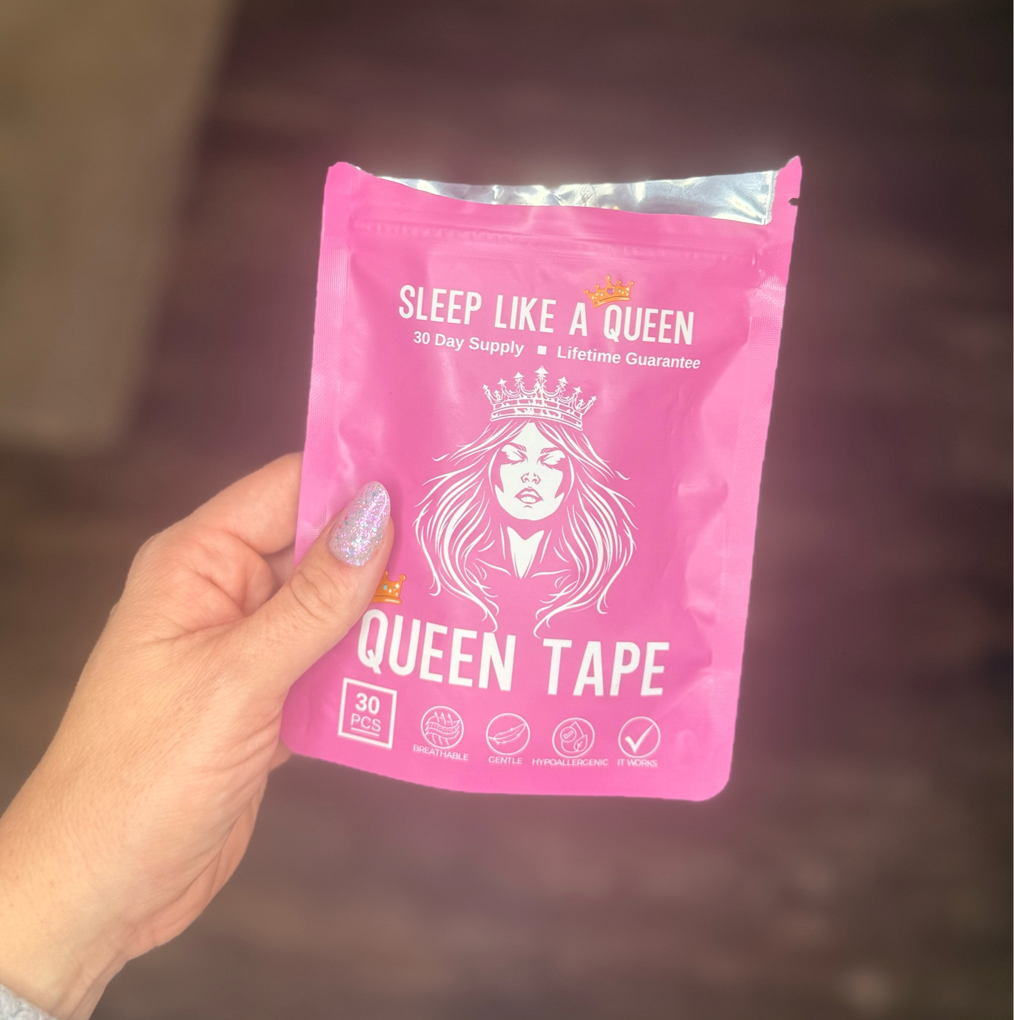 Sleep Like A Queen mouth tape! I’m definitely noticing a difference in the quality of my sleep since using these! 

#LTKFamily #LTKBeauty #LTKFindsUnder50