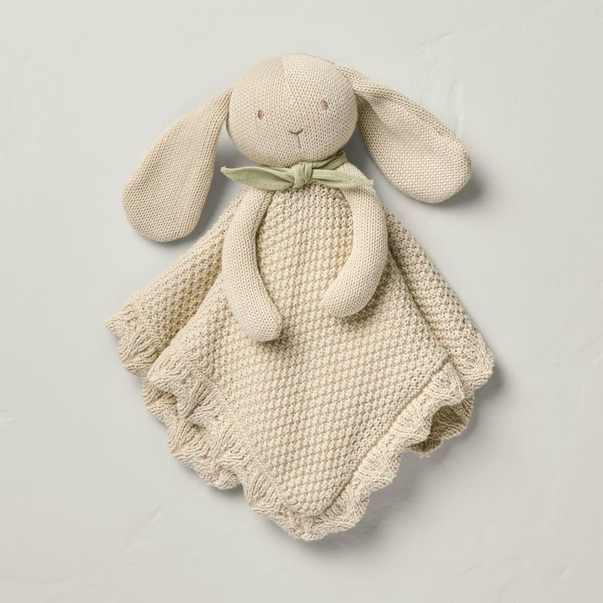 Beige Knit Bunny Security Blanket - Hearth & Hand™ with Magnolia | Target