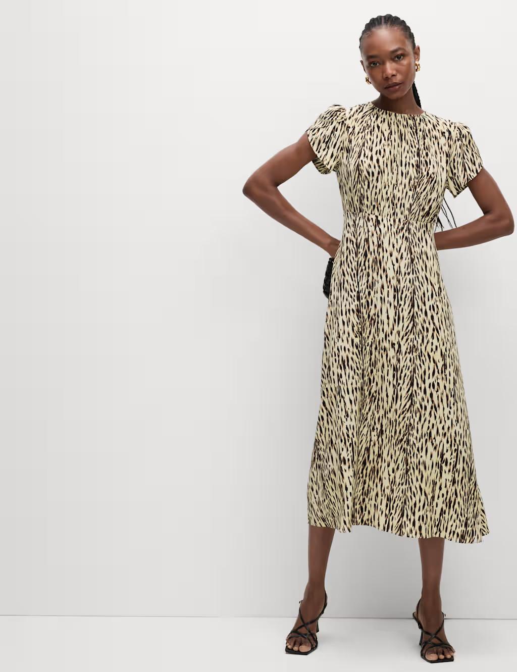 Printed Midaxi Tea Dress | Marks & Spencer (UK)