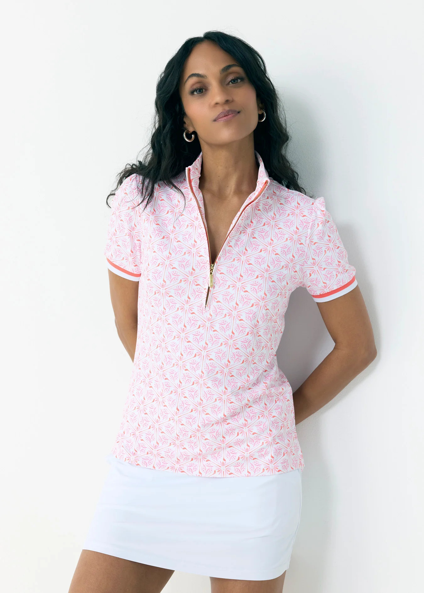 Golf Short Sleeve Collared 1/4 Zip | Cabana Life