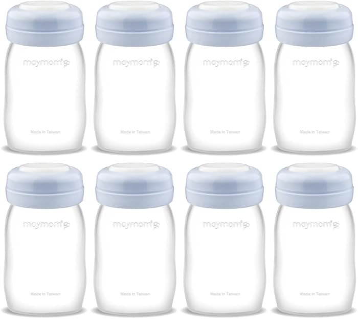 Maymom Wide Neck Breastmilk Collection n Storage Bottle 5.4 oz; Re-markable SureSeal Disc. Fits S... | Amazon (US)