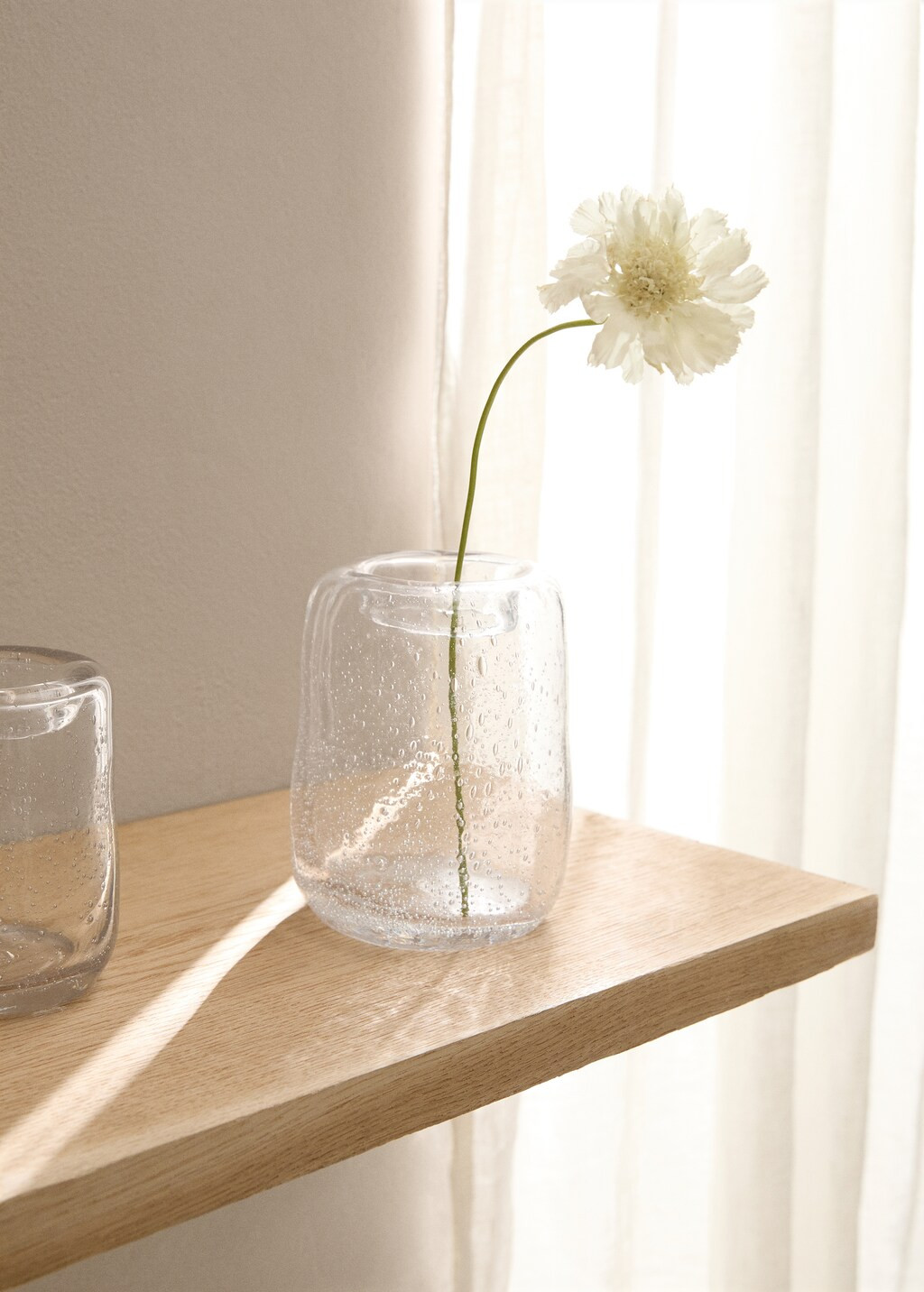 Bubble-design glass vase 11x15cm | MANGO (US)