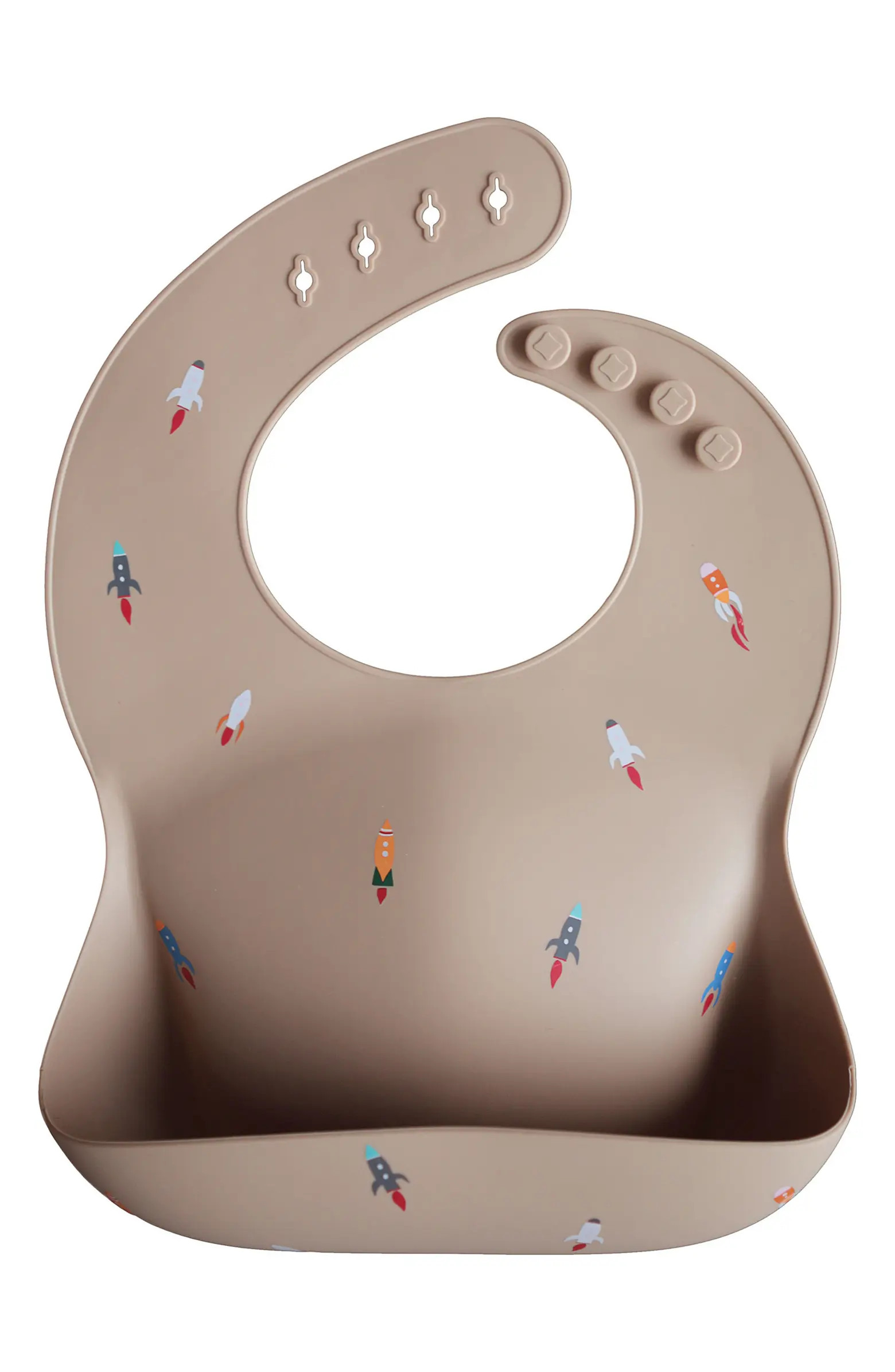 Mushie Rockets Silicone Bib | Nordstrom | Nordstrom