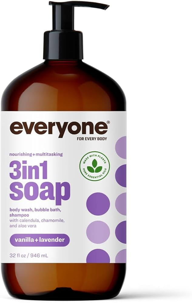 Everyone Vanilla & Lavender 3 In 1 Soap, 32 FZ | Amazon (US)