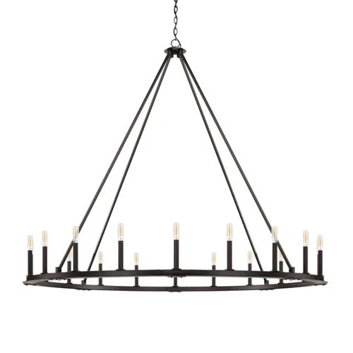 Pearson Black Iron 20-Light Chandelier | Walmart (US)