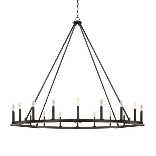 Pearson Black Iron 20-Light Chandelier | Walmart (US)