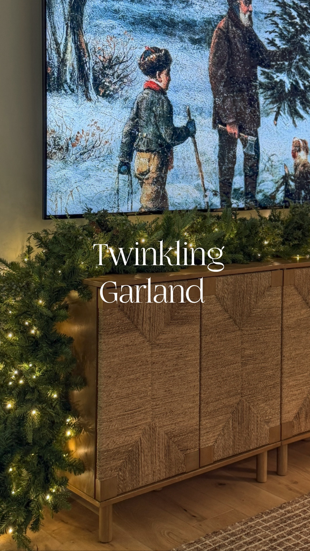 You’ve all heard about the infamous twinkling tree… but have you met her sister, the twinkling garland? It’s made with 2 types of greenery, has both white & colored light settings, plus you can adjust the  speeds. These garlands come in a 9 or 12 ft. option so it will give you plenty of length to play with. I used 2-12 foot options here. But could have easily used the 9 foot.

Home Depot find-viral twinkling garland-seasonal find-holiday decor-holiday garland-pre-lit garland


#LTKSeasonal #LTKHome #LTKStyleTip