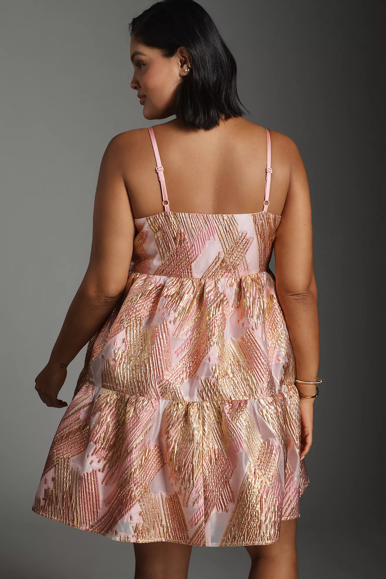 English Factory Jacquard Mini Dress | Anthropologie (US)