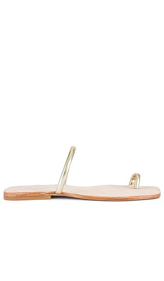Darbey Sandal in Gold | Revolve Clothing (Global)