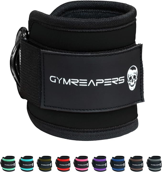 Gymreapers Ankle Straps (Pair) For Cable Machine Kickbacks, Glute Workouts, Lower Body Exercises ... | Amazon (US)