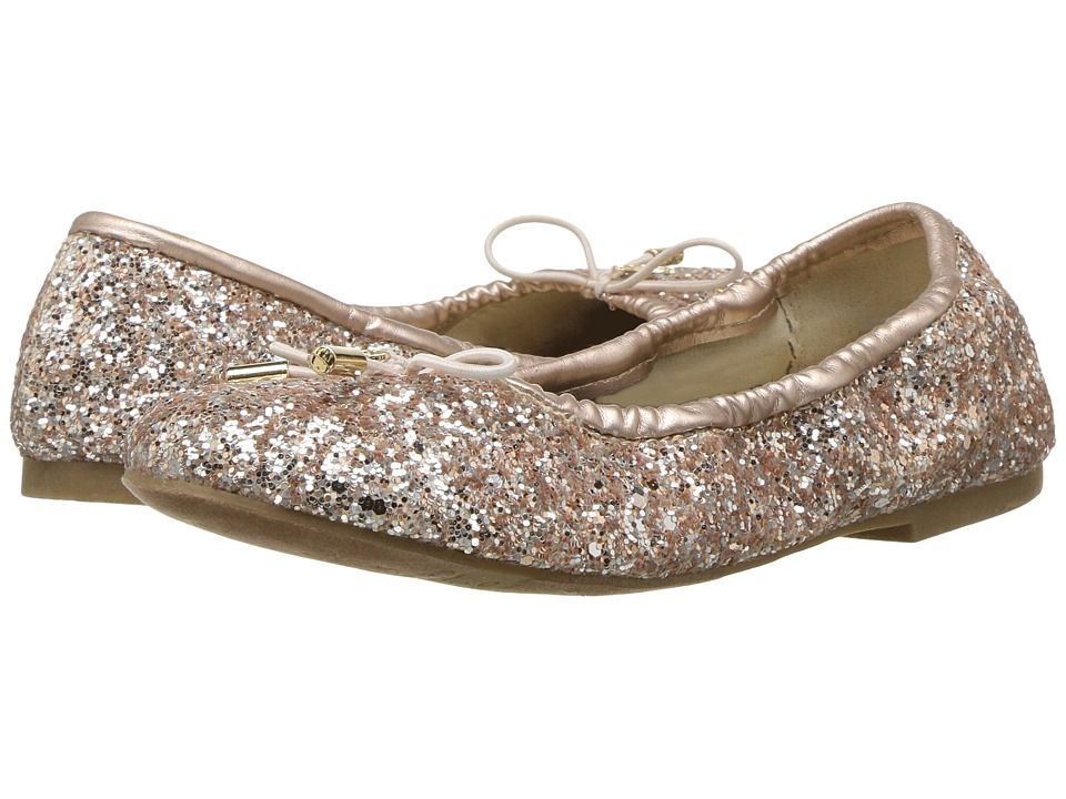 Sam Edelman Kids - Felicia Ballet (Little Kid/Big Kid) (Light Pink Blush Glitter) Girls Shoes | Zappos