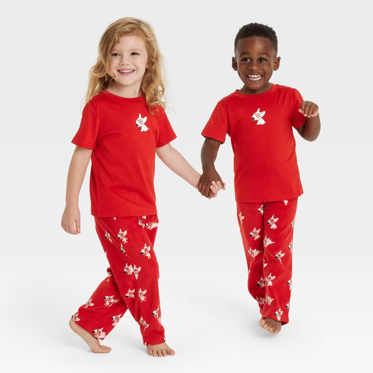 Toddler Bullseye Microfleece Matching Family Pajama Pants - Wondershop™ Red 2T | Target