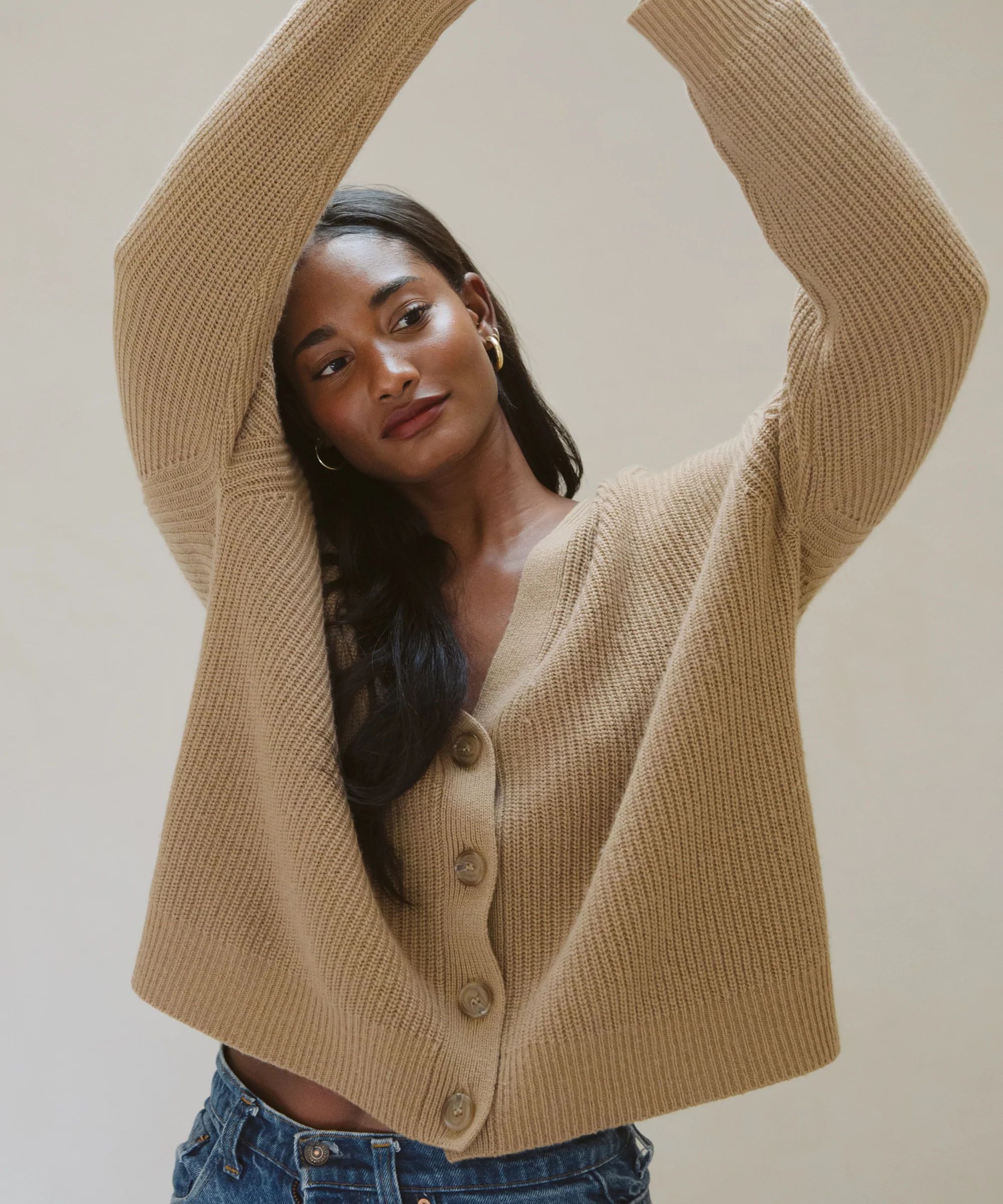 Cropped Cocoon Cardigan | Jenni Kayne