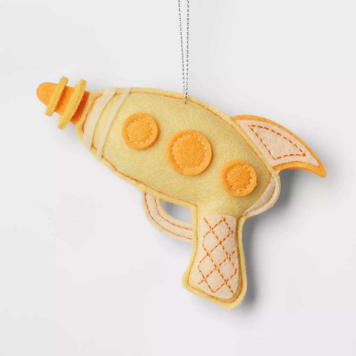 Fabric Space Blaster Christmas Tree Ornament Yellow - Wondershop™ | Target