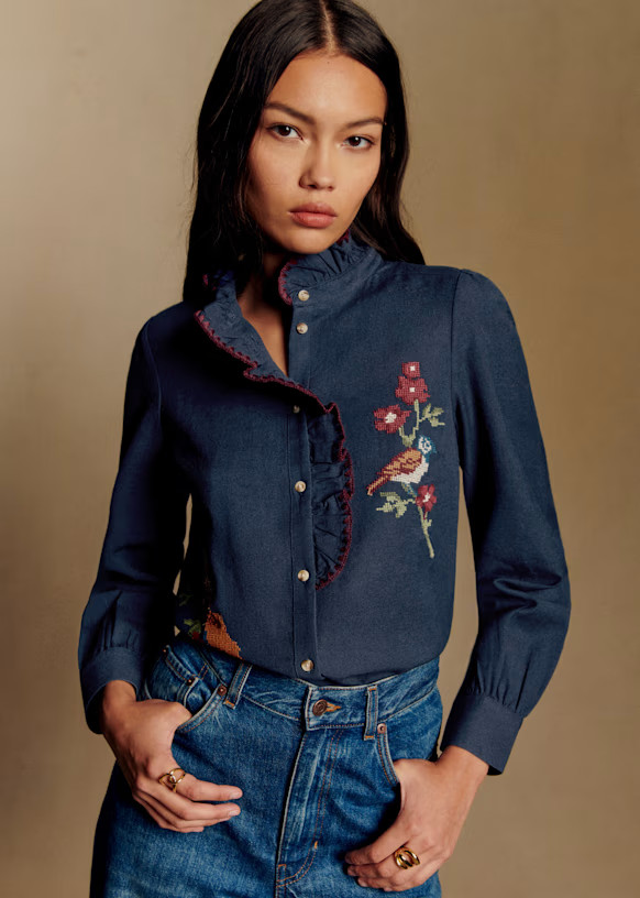 Chlo Shirt - Sézane x Baziszt | Sezane Paris - US