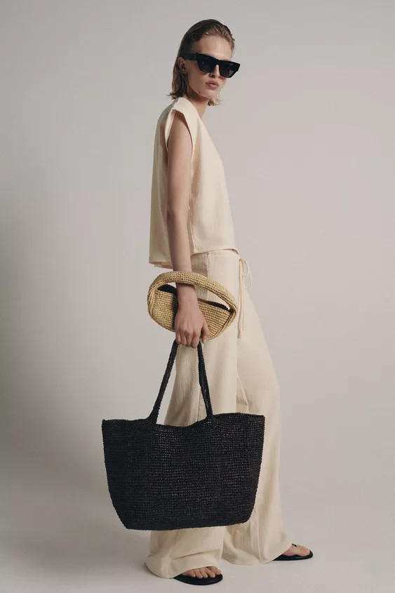 RAFFIA HANDBAG | Zara US