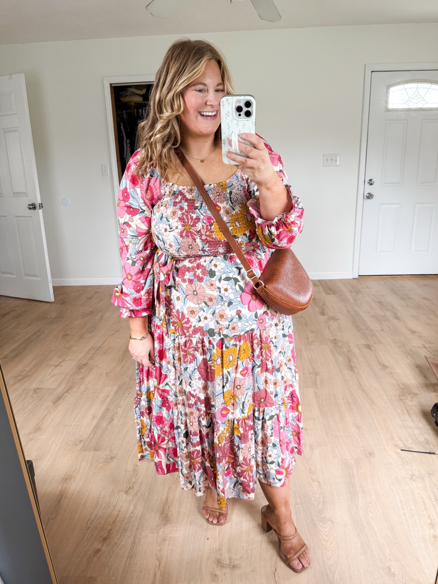 Wearing a large in my dress.  Shoes are older so linked similar.  And love my Portland leather goods koala bag!

#LTKSeasonal #LTKMidsize #LTKootd