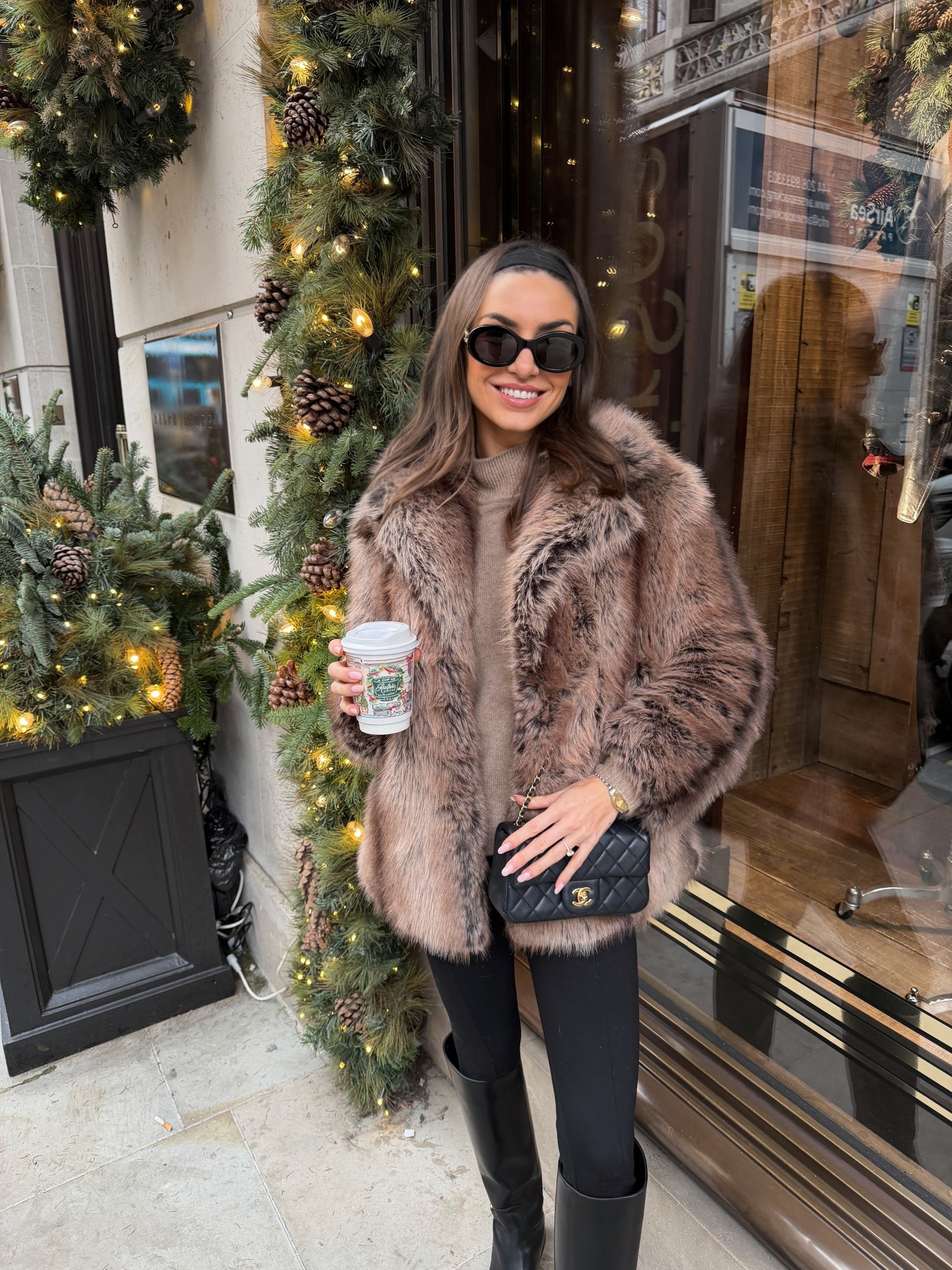Beautiful Reiss faux fur coat 

#LTKwinter #LTKuk #LTKfestive