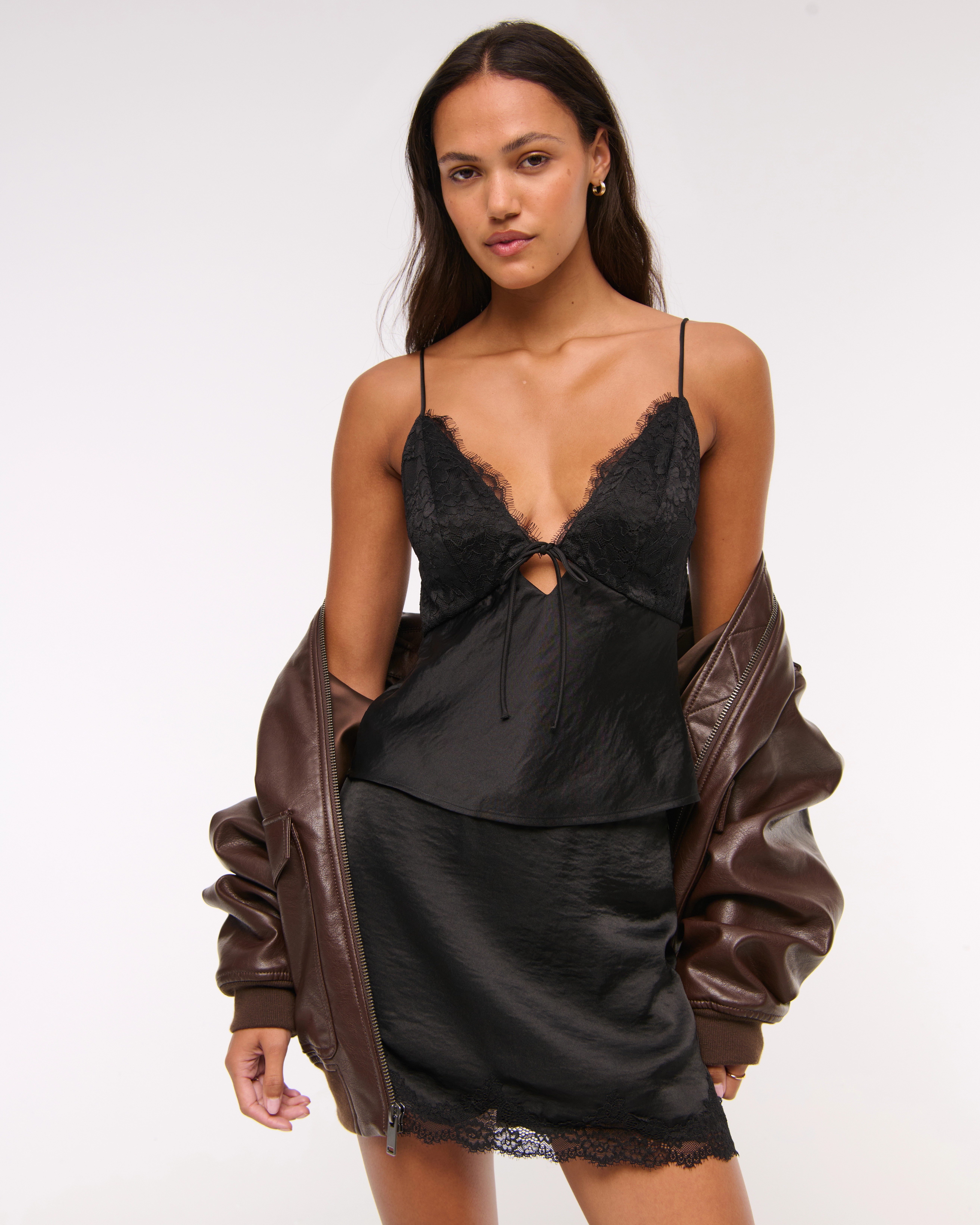 The A&F Bella Tie-Front Cami | Abercrombie & Fitch (US)